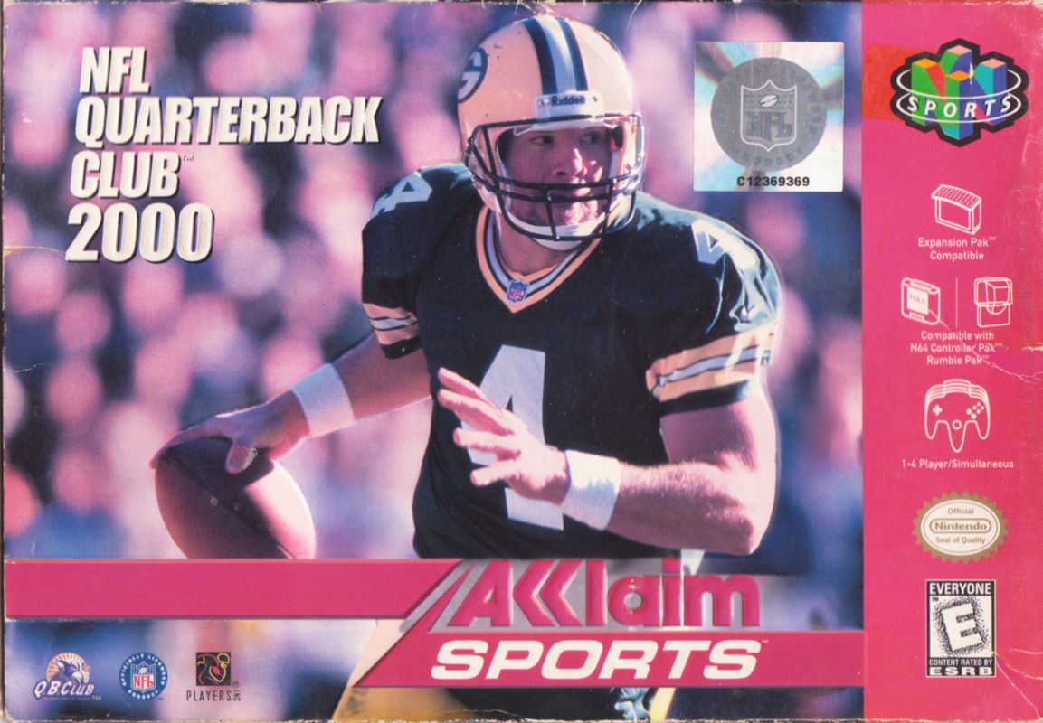 NFL Quarterback Club 2000 box art for Nintendo 64
